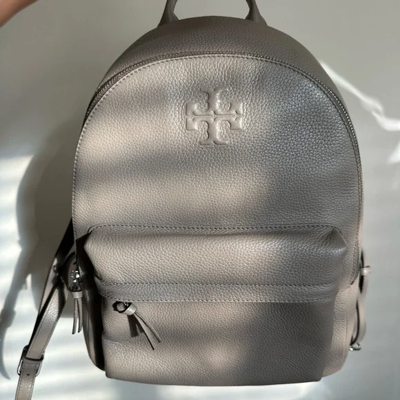 Tory Burch | Bags | Copy Tory Burch Grey Leather Backpack 